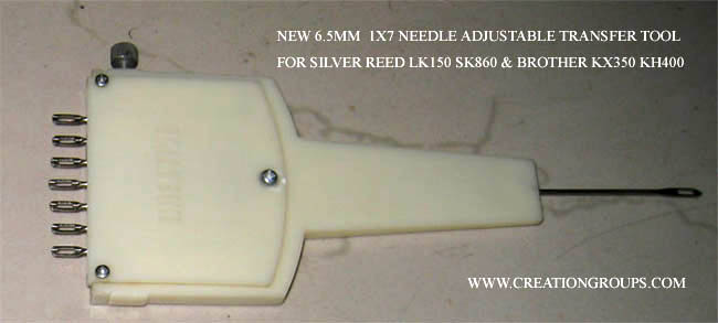 1x7 needle adjustable transfer tool 6.5mm knitting machine LK150 SK860