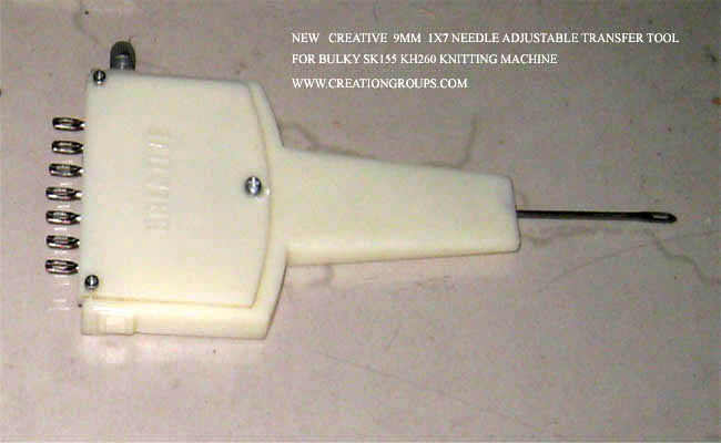 1x7 needle adjustable transfer tool 9.0mm bulky knitting machine KH260 KH270 SK155 SK151
