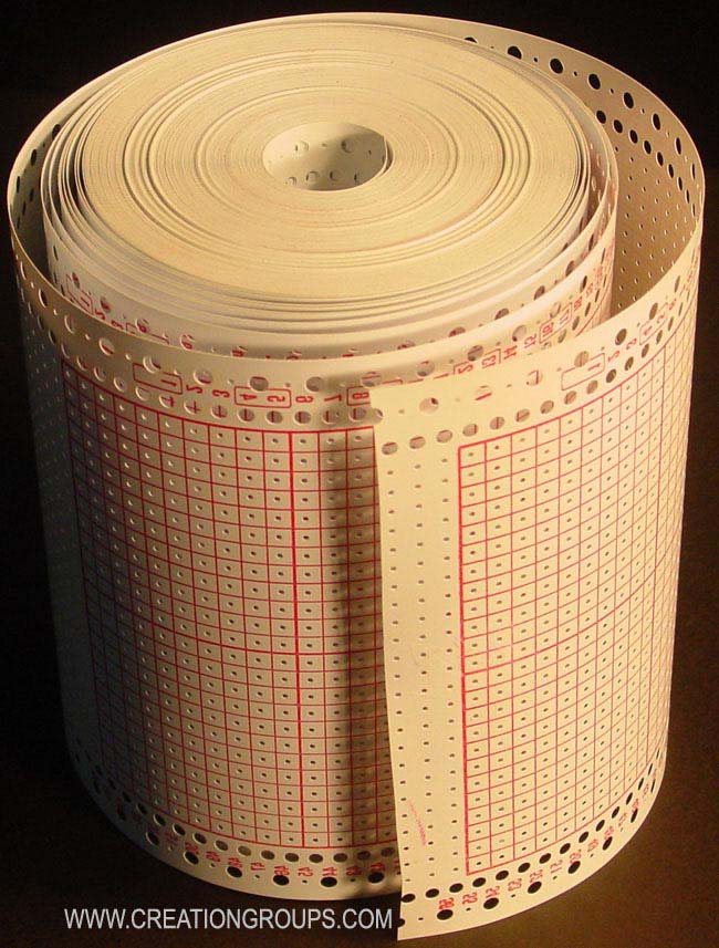 15 Sheets Blank Punchcard Roll for Brother KH860 KH868 KH260 Silver Reed SK280 SK155 