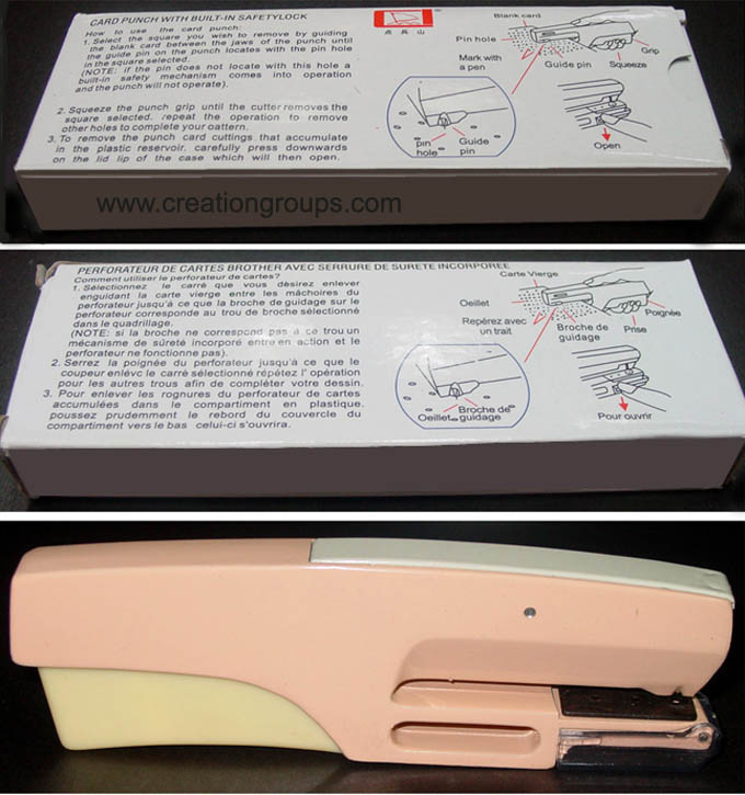 Creative Handy Punch PM3 or KA451 Puncher for Singer Brother 18 12 24-stitch Blank Punchcard