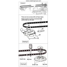 TIMING BELT BROTHER KNITTING MACHINE KH860 KH868 KH830 KH881 KH890