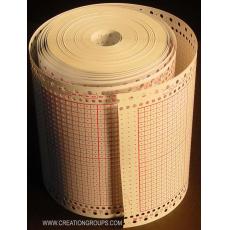 15 Sheets Blank Punchcard Roll for Brother KH860 KH868 KH260 Silver Reed SK280 SK155