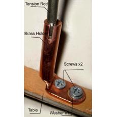 2 Brass Holder for Multi Yarn Tension Unit,Yarn Tension Move or Brother to Other Machine