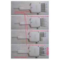 1x13 Needle Adjustable Transfer Tool 4.5mm/1x7 Prong Tool 9mm for All Brother/Silver Reed Knitting Machine