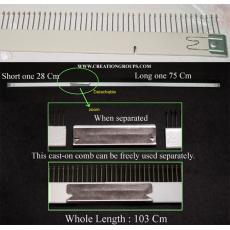 Cast-on Comb Set for 9mm Bulky Gauge Brother KH230 KH260 KH270 and Singer Silver Reed SK151 155