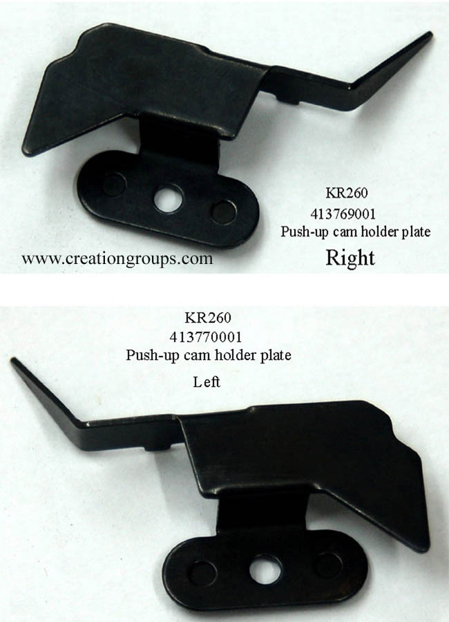 Push-up Cam Holder Plate Right and Left for KR260 Ribbing Attachment