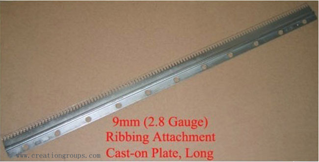 Cast-on Comb Plate Long for Brother 9mm Knitting Machine KR260 KR230 Silver Reed SR150 SR155