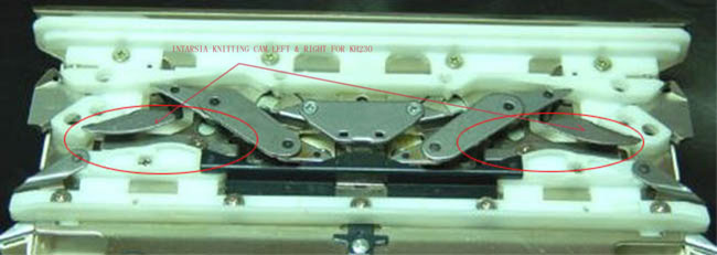 New Intarsia Knitting Cam Left and Right for Brother 9mm Manual Knitting Machine KH230