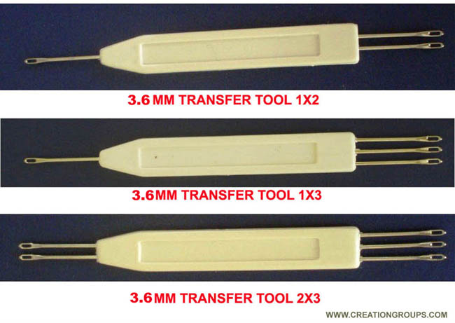 Transfer Tool Set 1X2,1X3,2X3 for 3.5mm 3.6mm Fine Gauge SK370 SK270 FRP70 FRJ80 SK830 KH120 KR120