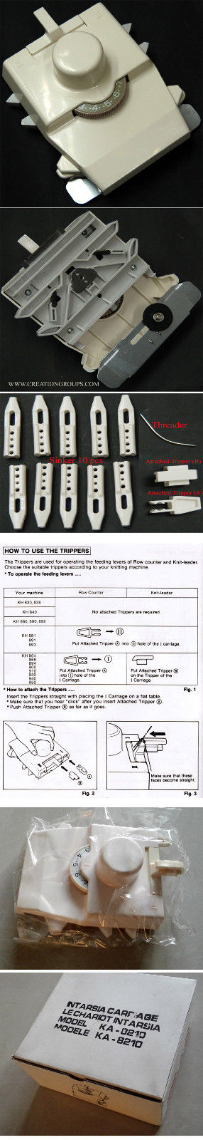 New Intarsia Carriage KA8210 for Brother Creative Artisan Knitting Machine