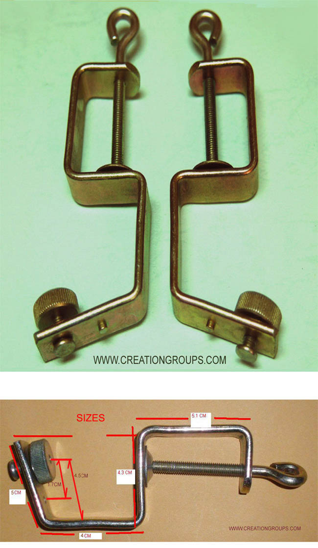 2 Table Clamp for Brother Ribber KR830 KR838 KR850 KR710 KR900 KR900E 