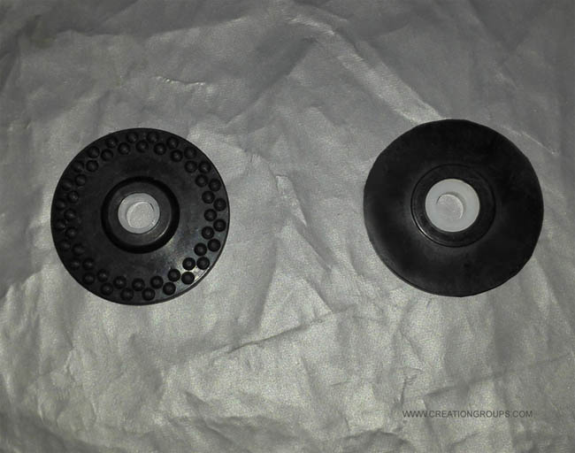 2 Rubber Wheel for Brother KH860 KH890 KH940 KH970 KH230 KH260 KH270