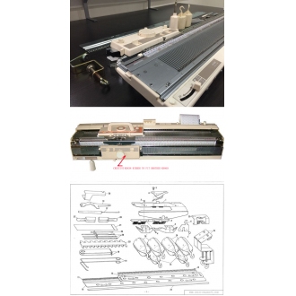 Creative KR838 Ribber Knitting Machine for Brother KH860 KH868 KH900 KH970