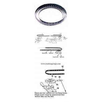 TIMING BELT BROTHER KNITTING MACHINE KH910 KH940 KH970