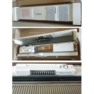 Silver Reed Brand SK155 9mm Bulky Gauge  Knitting Machine