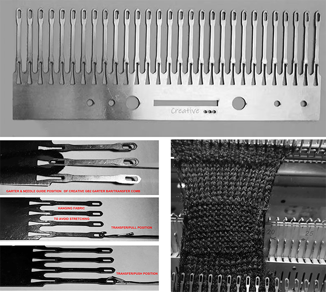 GB2SH 6.5mm 28 Needle Garter Bar Transfer Tool Comb for LK150 SK860